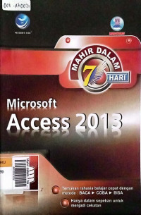 Mahir dalam 7 hari microsoft access 2013