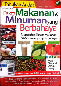 Tahukah anda ? fakta makanan dan minuman yang berbahaya