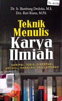 Teknik menulis karya ilmiah