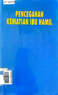 Pencegahan kematian ibu hamil