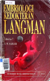 Embriologi kedokteran langman edisi 7