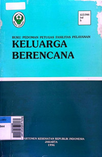 Buku pedoman petugas fasilitas pelayanan KB