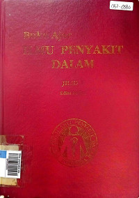 Ilmu penyakit dalam : buku ajar jilid ! edisi 2 & 3