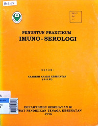 Penuntun pratikum imunoserologi