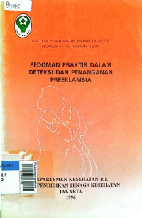 Pedoman praktis dalam deteksi dan penangan preeklampsia