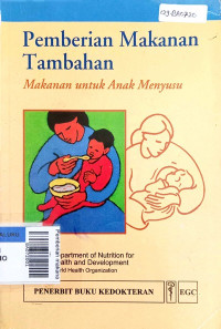 Pemberian makanan tambahan (makanan untuk anak menyusui)