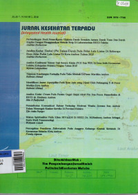 Integrated healith journal : Jurnal kesehatan terpadu No 2 November 2021