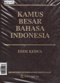 Kamus Besar Bahasa Indonesia Ed.2