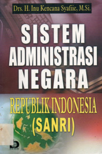Image of Sistem Administrasi Negara