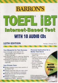 Image of TOEFL IBT : Internet Based Test