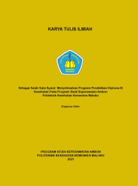 Asuhan kerawatan pemberian terapi nebulizer pada anak dengan pneumonia di wilayah kerja Puskesmas taniwel