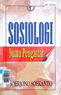 Sosiologi suatu pengantar