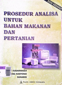 Prosedur analisa untuk bahan makanan dan pertanian