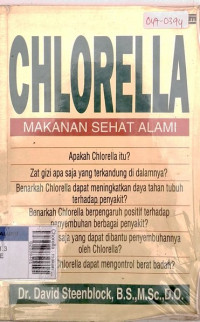 Chorella : makanan sehat alami