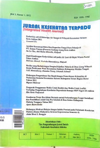 Integrated healith journal : Jurnal kesehatan terpadu