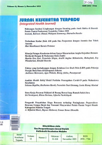 Integrated health journal = jurnal kesehatan terpadu