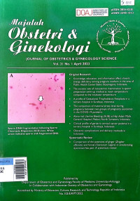 Journal of obstetrics & ginecology science = majalah obstetri & ginekologi Vol. 31 No. 1 April