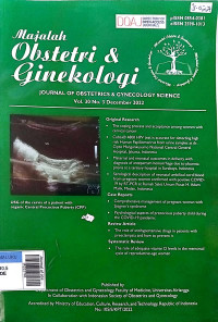 Journal of obstetrics & gynecology scinece = majalah obstetri & ginekologi Vol. 30 No. 1 April 2022