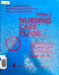 Nursing care plans (guielines for planning & documenting patient care)