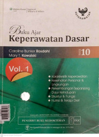 Buku ajar keperawatan dasar vol. 1 e/10 (bks)