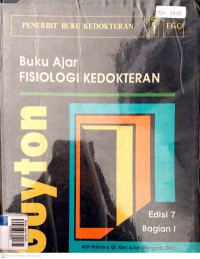 Buku ajar fisiologi kedokteran (ed 7. bag 1)