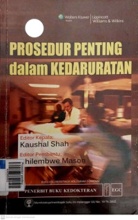 Prosedur penting dlm kedaruratan