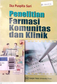 Penelitian farmasi komunitas & klinik