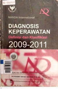 Diagnosis keperawatan definisi dan klasifikasi 2009-2011 nanda