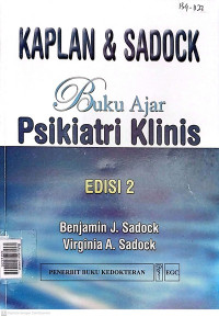 Buku ajar psikiatri klinis kaplan Ed. 2