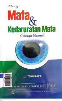 Mata & kedaruratan mata chicago manual (bks)