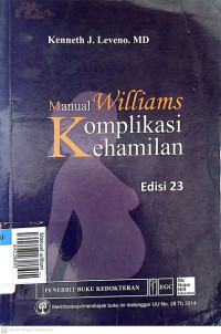 Manual william komplikasi kehamilan E/23