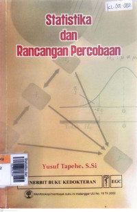 Statistika dan rancangan percobaan