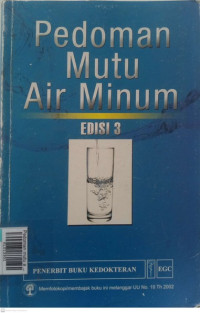 Pedoman mutu air minum e/3