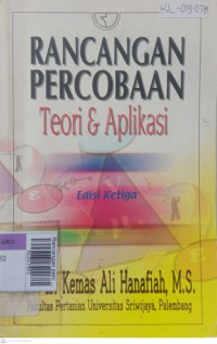 Rancangan percobaan teori & aplikasi