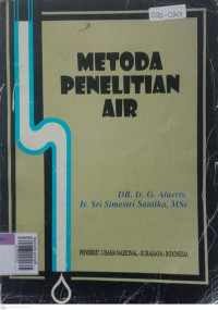 Metoda penelitian air