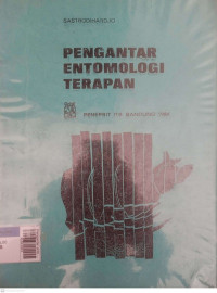 Pengantar entomologi terapan