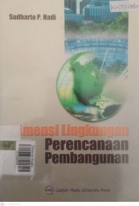 Dimensi lingkungan perencanaan pembangunan