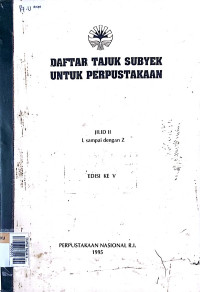 Daftar tajuk subyek untuk perpustakaan