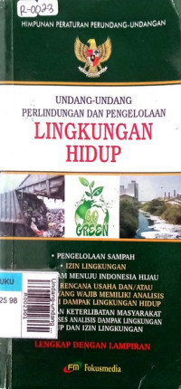 Undang-undang perlindungan dan pengelolaan lingkungan hidup