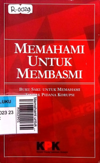 Memahami untuk membasmi