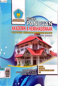 Buku panduan akademik & kemahasiswaan politeknik kesehatan Maluku