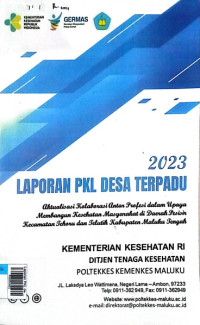 Laporan PKL desa terpadu