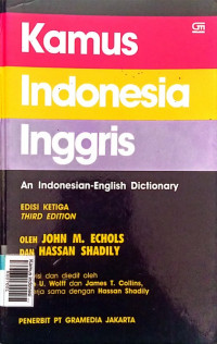 Kamus indonesia ? inggris (An. indonesian ? english dictionary) Ed. 3