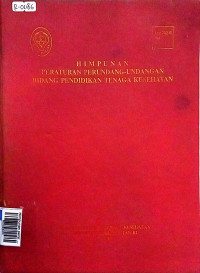 Himpunan peraturan perundang-undangan bidang pendidikan tenaga kesehatan