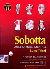 Sobotta, atlas anatomi manusia buku tabel edisi 23