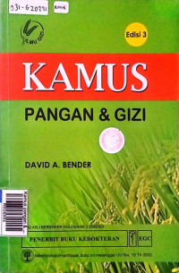 Kamus pangan & gizi E/3 (bks)