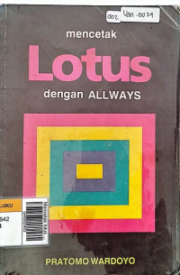 Mencetak lotus dengan always