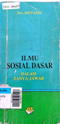 Ilmu sosial dasar dalam tanya jawab