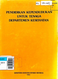 Pendidikan kependudukan untuk tenaga departemen kesehatan