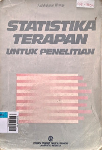 Statistika terapan untuk penelitian